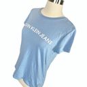 Calvin Klein Jeans  Baby Blue Classic Logo Tee Photo 1