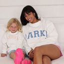 PARKE , Mommy & Me Adult Varsity Mockneck Sweatshirt Photo 3