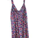 Jessica Simpson  Raven Floral Thin Strap Sweetheart Smock Tank Dress Brami Sz 1X Photo 1