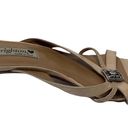 Brighton Kayla Beige Leather Slides Sandals Pump Heels Women’s Sz 8M US/6UK/39EU Photo 0