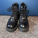 Vintage Harley Davidson Cimarron Black Leather Boot Size 6 Photo 2