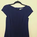 MM.LaFleur  Short Sleeve Boat Neck Nisa Shift Dress Galaxy Blue Women's Size 2 Photo 5