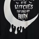 The Moon Witches Would Not Burn Shirt Womens S Black Graphic Gothic Whimsigoth Photo 8