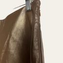 Ralph Lauren Ralph  Vintage Metallic Bronze Leather High Rise Flare Pants 6 Photo 2