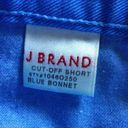 J Brand  Blue Bonnet Cut Off Denim Shorts NWOT Photo 2