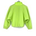 Free People Movement FP MOVEMENT Hit The Slopes Fleece Pullover Jacket Neon Yellow Highlighter XS Photo 7