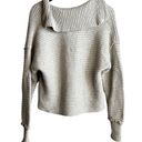 Free People  Sweater Size XS Marlie Pullover Oversized V Neck Boxy Oversized Knit Photo 4