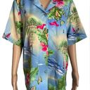 Bonworth Vintage  Women’s Size M Hawaiian Shirt Floral Lighthouse Beach Summer Photo 0