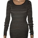 Say What? Striped Rib Knit Tunic Photo 0