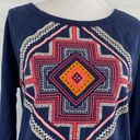 Merona Embroidered crewneck sweater Size XL Photo 4