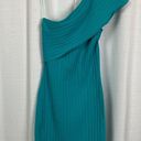 by the way. Revolve Teal Diana One Shoulder Mini Dress Sz.S Photo 3