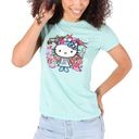 NWT -Con tokidoki x Hello Kitty Coral Kitty Tee Size Mint Green Small Photo 0