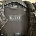 Guess  Black Double Zipper  Extra Warm  Jacket Size Medium Photo 3