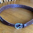 Brooks Brothers Women’s braided belt made in Italy by  size M Photo 0