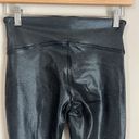 Spanx  Faux Leather Pebbled Textured Croc Leggings Size Small Photo 7