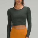 Lululemon Dark Green Long Sleeve Top Photo 0