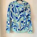 Hill House  The Allie Zip-Up Fleece Jacket in Ocean Kaleidoscope Size M NWT Photo 5