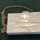 ma*rs “.” White Acrylic Clutch Purse Photo 2