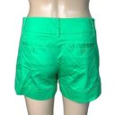 New York & Co. Womens Dress Shorts Cuffed Bright Green Summer Lightweight Sz 0 Photo 4