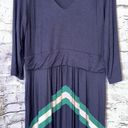 Boden USA Boden Juliet Jersey Knit Dress Navy Blue Stripe Midi UK 20 / US Size 16 R Photo 1