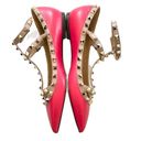 Valentino Garavani NEW  Rockstud Caged Ballerina Flat Sandals size 37 Pink Photo 2