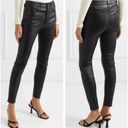 Equipment  Womens 100% Lamb Leather Skinny Pants Size 25 Black Moto Chic Edgy Photo 13