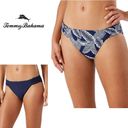 Tommy Bahama New.  navy and white palm leaf bikini bottom. Small. Retails $79 Photo 1