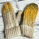 BP  fleece lined cable knit mittens new women’s one size Photo 2