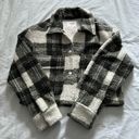 Abercrombie & Fitch  Cropped Sherpa Shirt Jacket Photo 0