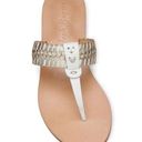 Jack Rogers  Women's Tinsley Demi Wedge ,White/Platinum Size 8.5 US Photo 0