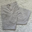 Everlane Pants Lightweight Wide Leg Crop Stretch Cotton Chino Sand Khaki 0 Photo 2