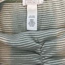 Full Tilt Green and White Striped Tube Top Photo 2