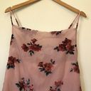 American Eagle NEW NWT  AEO Pink Floral Velvet Cowl Neck Sleeveless Slip Dress XS Photo 4