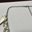 Charter Club  Clear Rhinestone Silver Tone Necklace NWT Evening / Party / Bridal Photo 1