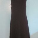 Eileen Fisher  Size L Black Knit Tank Dress Photo 1