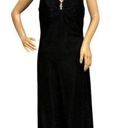 Onyx Nite  Iridescent Dark Black Blue Sleeveless Embellished Formal DRESS size 12 Photo 0