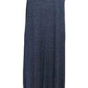 prAna  Corrine Blue Stripe Hemp Blend Midi Tank Slip Shift Dress Women's Small Photo 0