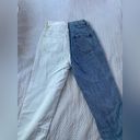 PacSun  high rise straight two tone jeans worn once Photo 2