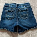 Silver Jeans Silver Womens Elyse Short Blue Denim Western Glove Works Shorts Sz 32 Photo 2