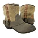 Kelsi Dagger  Tempest Faux Shearling Suede Taupe Booties Women's Size 6.5 New Photo 0