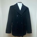 St. John’s Bay St. John's Bay Women Black Double Breasted Long Sleeve Casual Pea Coat Size Lg Photo 0