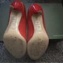 Longchamp  Beautiful red patent leather pumps. Photo 3