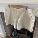 Lane Bryant  Cream Colored Chino Shorts Plus Size 24 Business Casual Curvy Photo 0