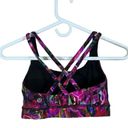 Lululemon Size 4 Energy Sports Bra Hyper Flo Pink Abstract Strappy Active Photo 1