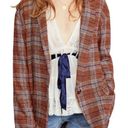 Free People : Simply Plaid Blazer Red Combo Photo 3