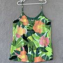 Eliane Rose  Women's XL Tropical Floral Side Slits Adjustable Strap Blouse Top Photo 0