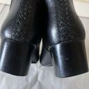 Brighton  Bliss Black Leather Block  Ankle Boots Women SZ 7.5 Photo 5