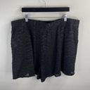 Good American  Sheer Zebra Running Shorts Size 7 4X Photo 5