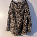 Pink Lily Leopard Print Sherpa Quarter Zip Pullover Photo 3