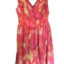 Apt. 9  Dress Womens 16 Multicolor Artsy Print Sleeveless Pleated Fit Flare Midi Photo 4